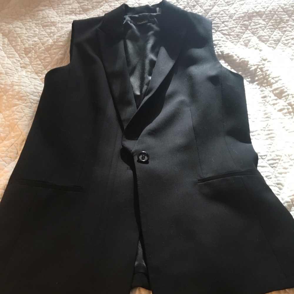 Long vest by Tahari